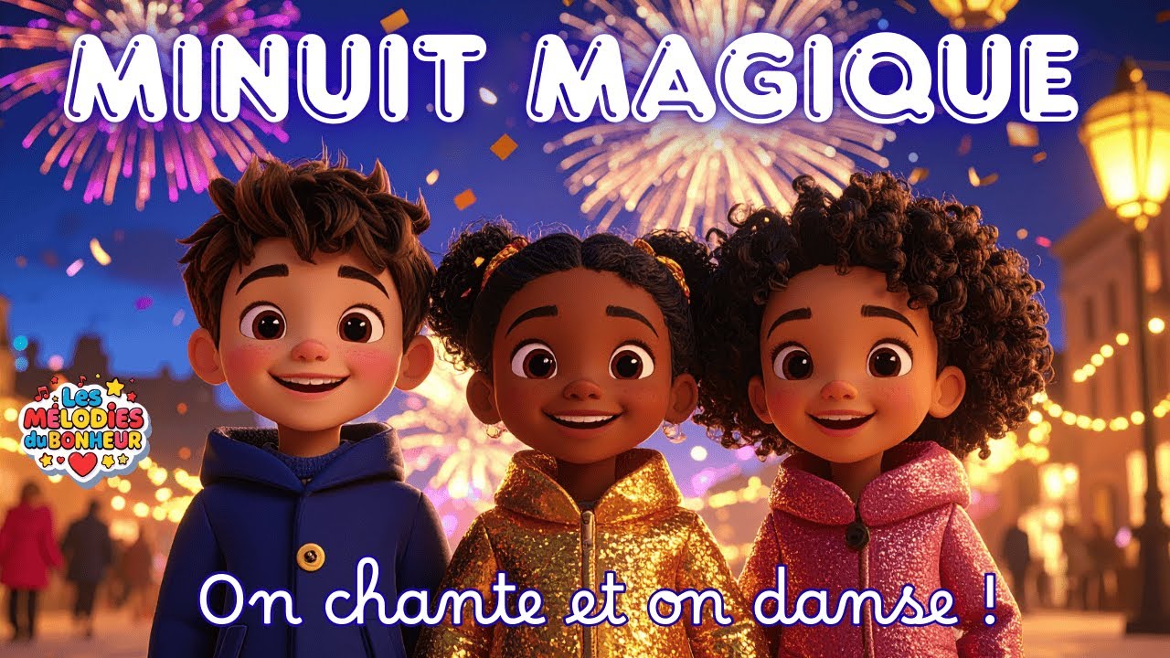 Minuit Arrive ! – Chanson Festive pour Enfants avec Danse et Chant 🕛💥