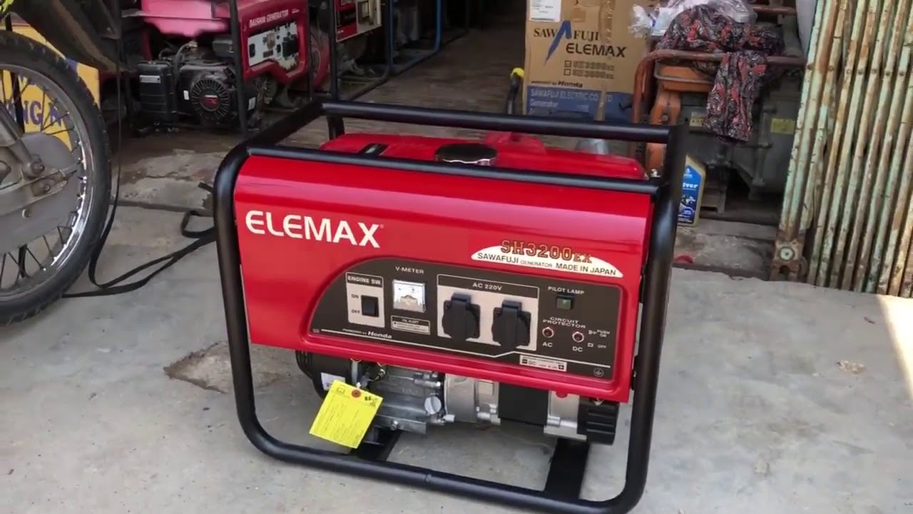 Elemax SH3200EX ELEMAX GENERATOR JAPAN YouTube