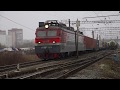 VL10 (ВЛ10У-739) with container train is going to cargo terminals of St. Petersburg City