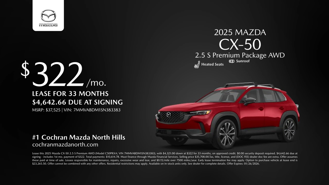 Mazda CX-50 01/13/2026 6757582