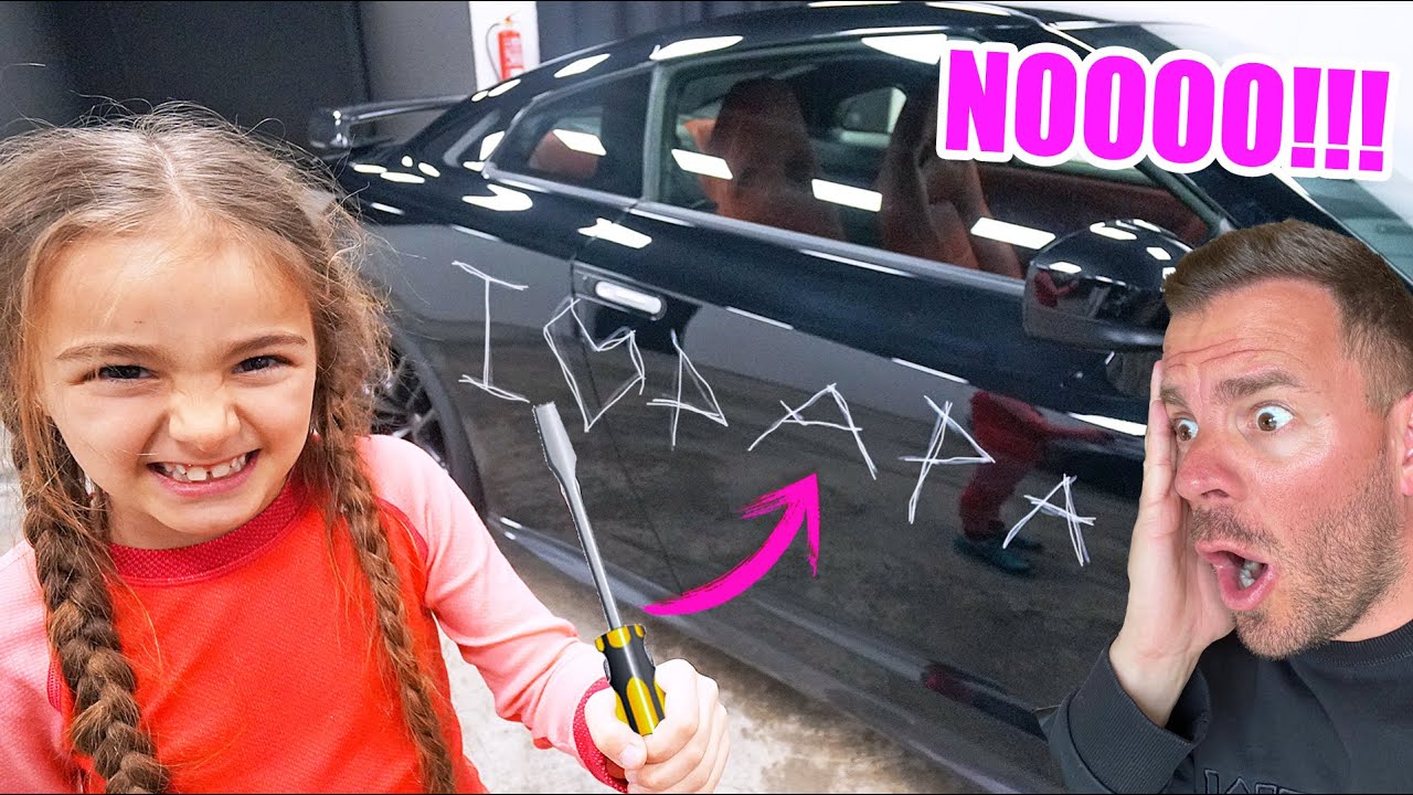 ⁣Mis HIJAS me RALLAN el COCHE con un DESTORNILLADOR!! Itarte Vlogs