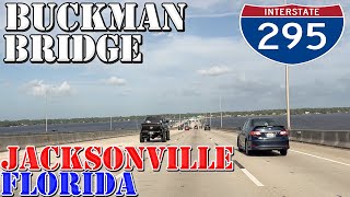 Henry Buckman Bridge - BOTH Directions - Jacksonville - Florida - 4K Infrastructure Drive