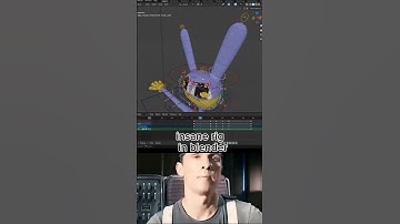 insane rig in blender #b3d #3danimation #blender3d