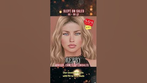 We are back with another week of Slept On Sales in Second Life!