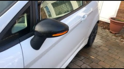 Installing sequential side mirror indicators | Fiesta 1l ecoboost