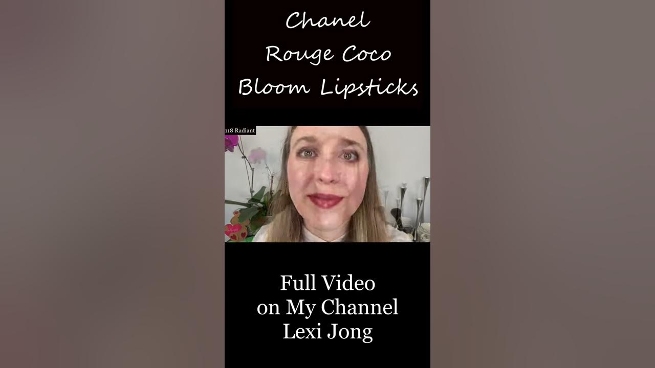 CHANEL Rouge Coco Bloom Lip Swatches, #shorts