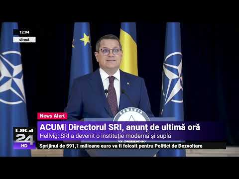 Eduard Hellvig își încheie mandatul de director al SRI, după 8 ani