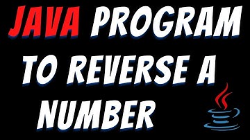 Java program to reverse a number using while loop