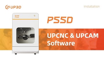UP3D P55D Dry Dental Milling Machine | Installation - UPCNC & UPCAM Software