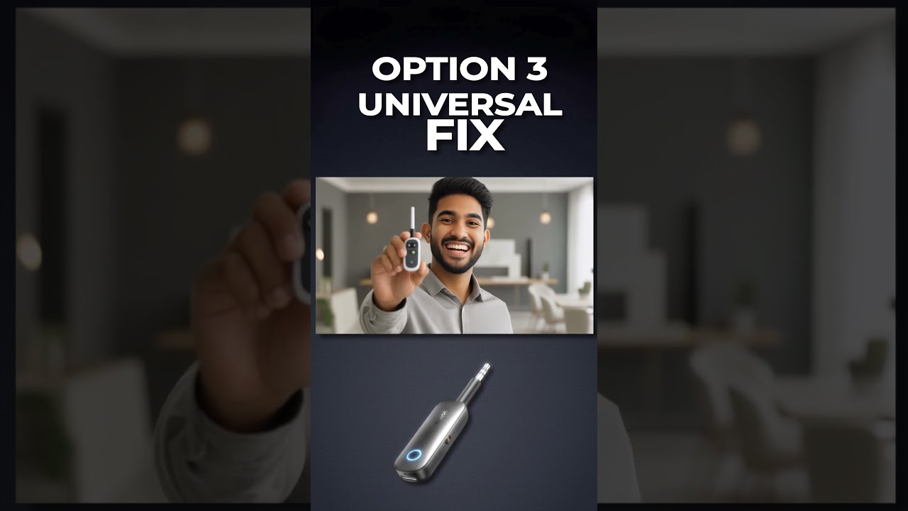 Connect ANY headphones/earbuds to ANY TV