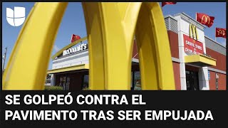 Madre hispana es atacada por un desamparado a las afueras de un McDonald's y sufre muerte cerebral