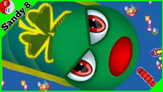 WORMATE. IO | NEW SAAMP WALA GAME | GIANT SLITHER SNACK TOP | Worm Zone Best Gameplay | Sandy screenshot 2