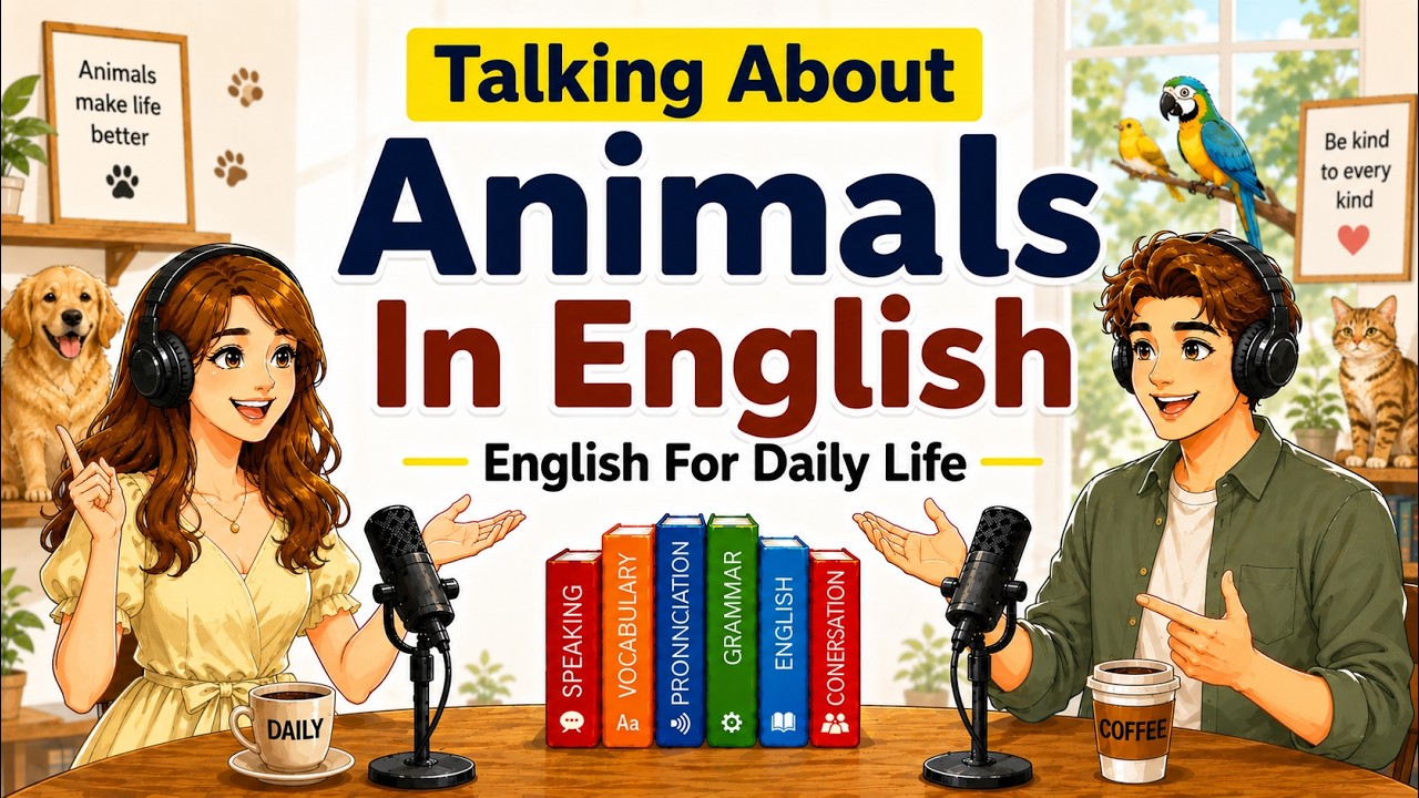 Talking About Animals In English | Real Conversation & Listening ...