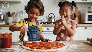 Küçük Şef: Dev Pizza 🍕 Mutfakta Eğlence | Leo&amp;Maya Eğitici Bebek Şarkıları