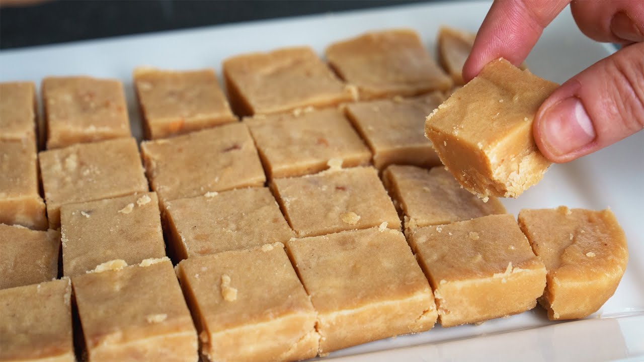 You will remember childhood! Peanut caramel toffee very Easy and quick Recipe