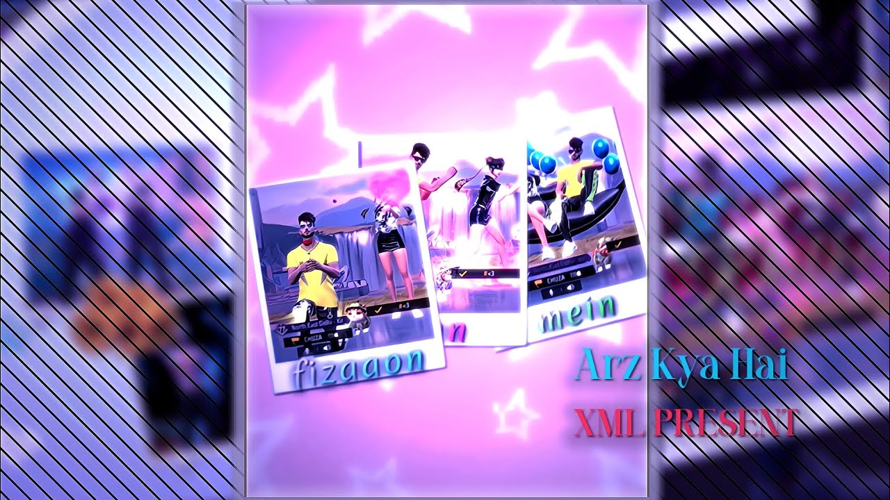 Arz kya hai 🎀 [ Alight motion ] [ Free Fire 🔥 edit ] present XML 💗 