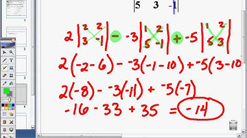 2-5 Determinants and Multiplicative Inverses of Matrices Day 1