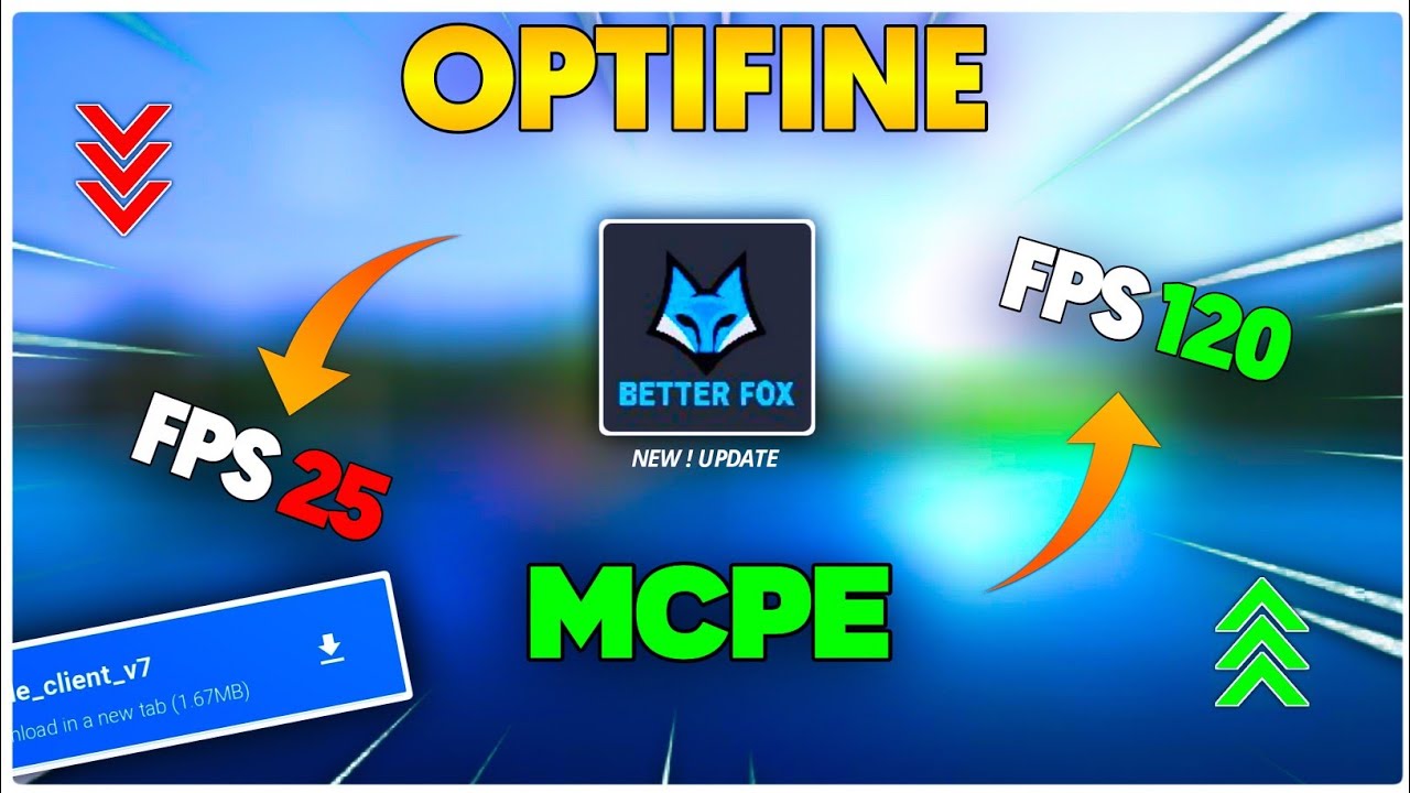 Best FPS Boost client for Minecraft PE 1.19+ || Mod menu Better UI ...