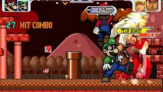 Super Mario And Super Luigi Vs Ryu And Ken Mugen Battle