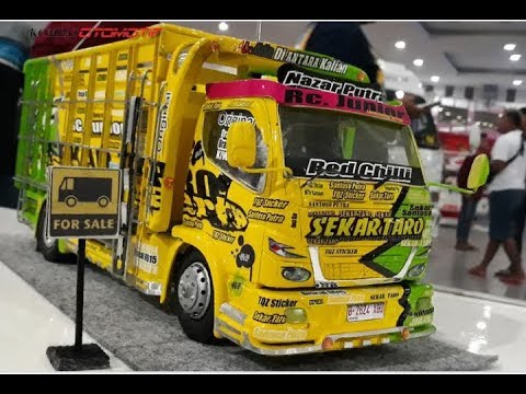 Miniatur truk  canter  super mbois  part 2 YouTube