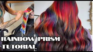 How I Created a Rainbow Prism Look: Double Process Bleach & Pulp Riot Semis