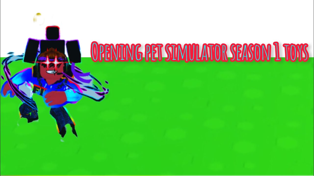 Opening the pets simulator X season 1 toys YouTube