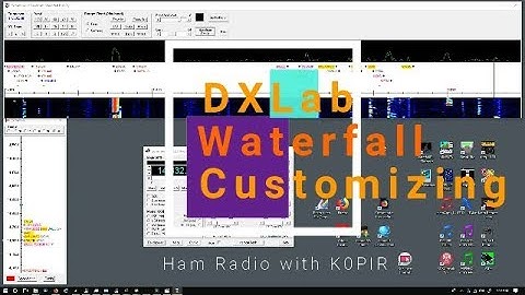 DXLab Commander Spectrum Waterfall Display