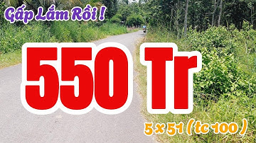 Đất Dầu Tiếng | Bán gấp lô đất 5 x 51 ( tc 100 ) Giá rẽ#670