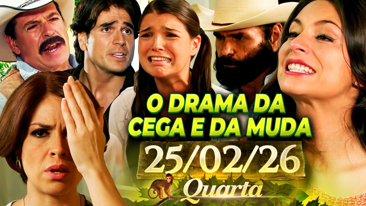 Coração Indomável - (25/02/2026) Capítulo 106 l Capítulo de Hoje, Quarta-Feira, SBT, Ao Vivo.