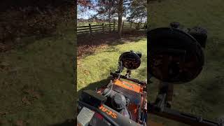 Umount blower in action
