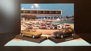 1:43 collection car DIORAMA FIAT RITMO 60L 1979 1 43 Collection Car Diorama Fiat 750 800 1964