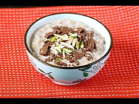 Chocolate oats recipe   Chocolate oatmeal recipe
