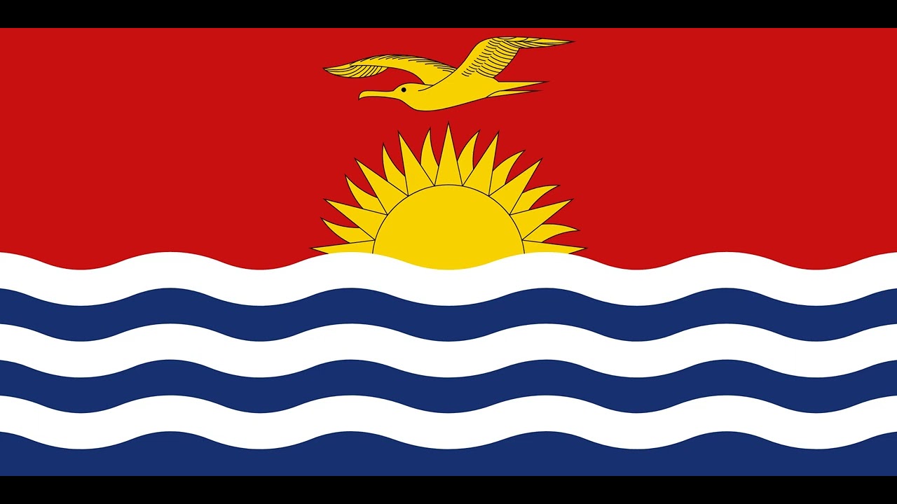 KIRIBATI Country flag 10 Hours HD High Resolution (Screensaver, Country ...