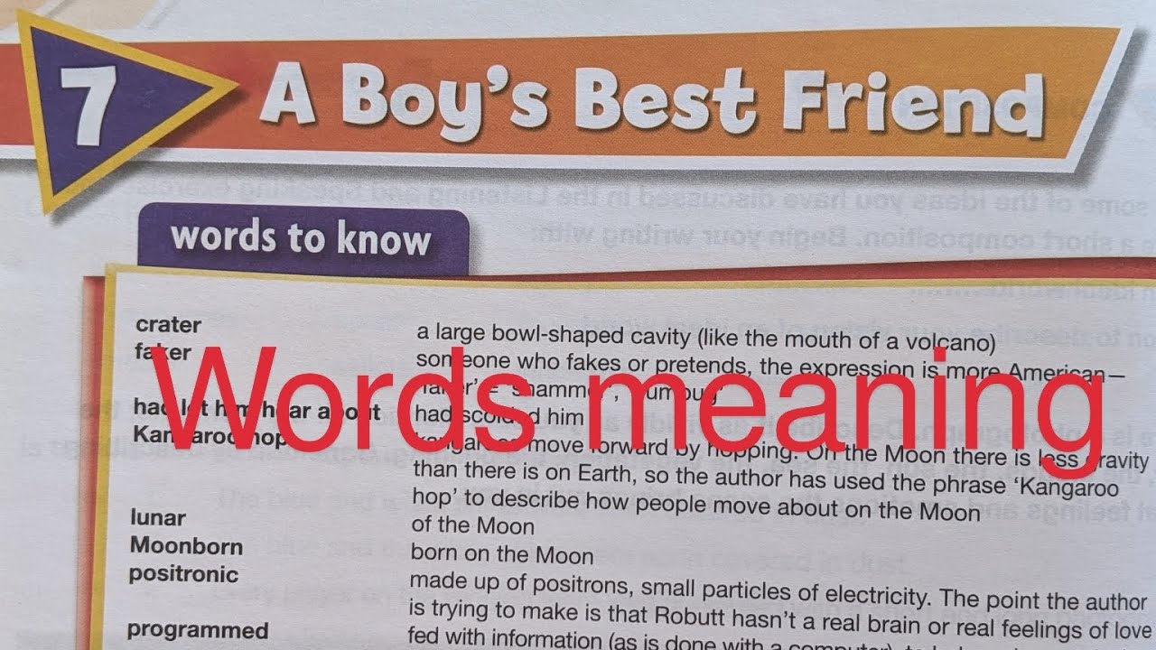 New Oxford Modern English Book 8 Chapter 7 A Boy s Best Friend Words good-student-in-urdu-urdu-essay-on-good-student-qualities-of