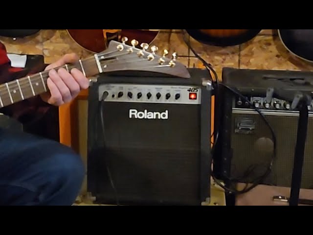 Roland 405 tube logic guitar amplifier demo and review . 2024 