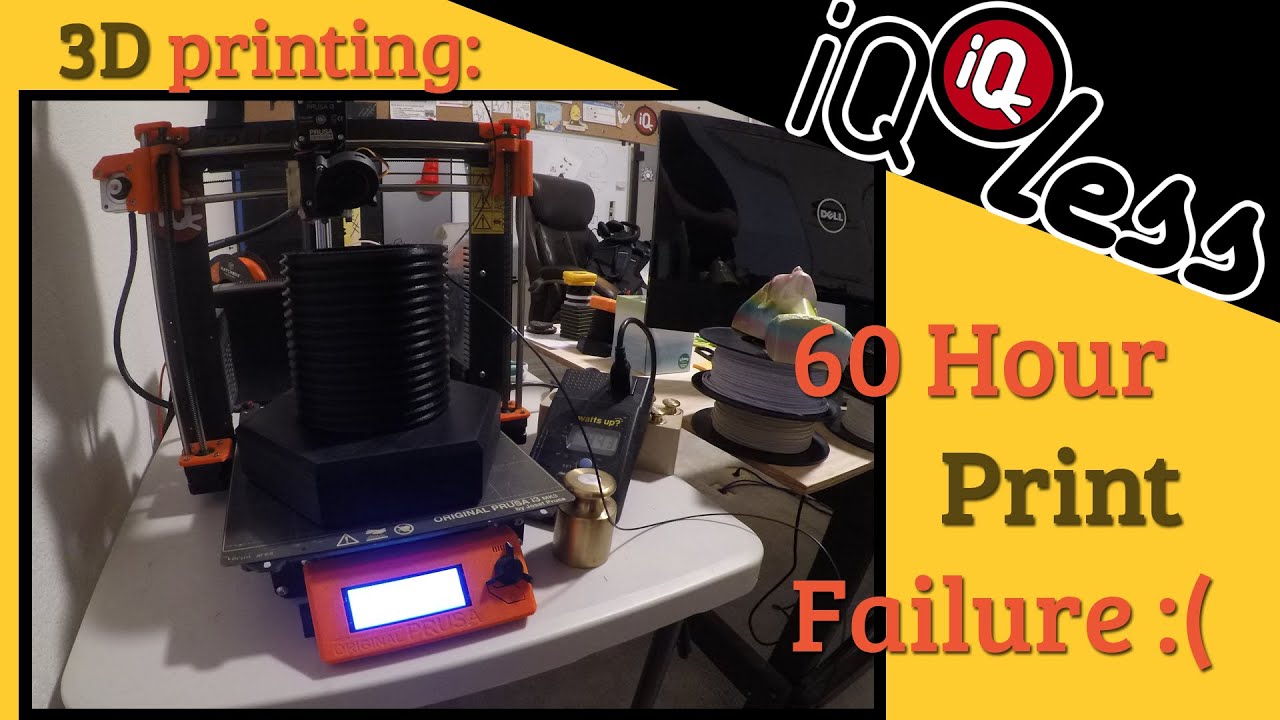 3D Printing: 60 Hour Print Failure :( - YouTube