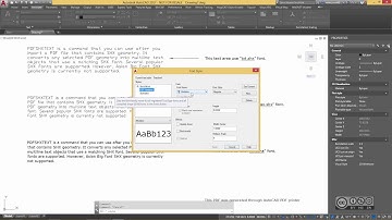 AutoCAD 2017.1 - PDF Import