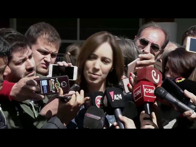 En vivo: vota María Eugenia Vidal