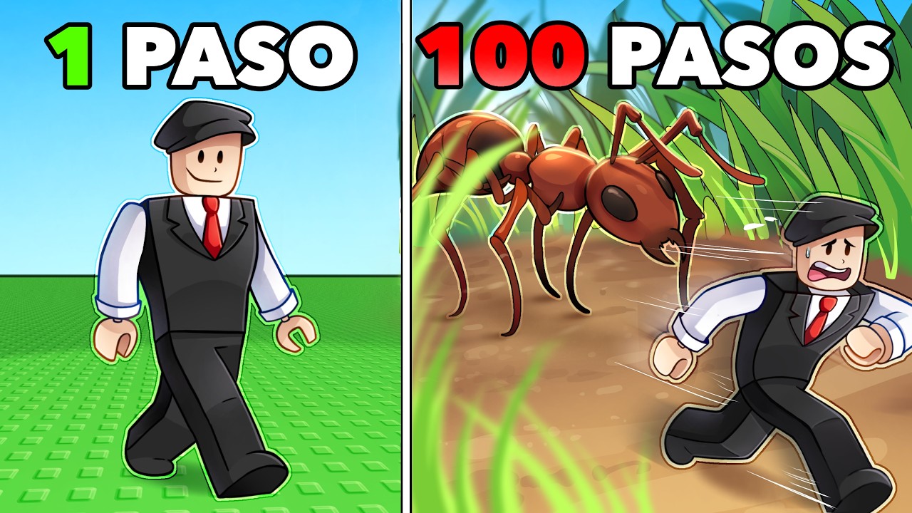 Roblox Pero Cada Segundo me hago MÁS PEQUEÑO..