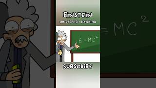 Albert Einstein and Stephen Hawking #notyourtype #funny #shorts #animation
