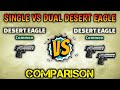 Single Vs Double Desert Eagle In Mini Militia 