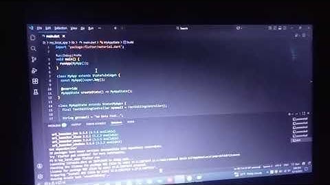 Flutter Basics | First Flutter project 