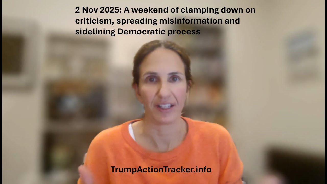 2 November: 'being Anti-Trump is probably illegal'