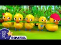 Seis Patitos - Canciones Infantiles | Dibujos Animados | Little Baby Bum en Español