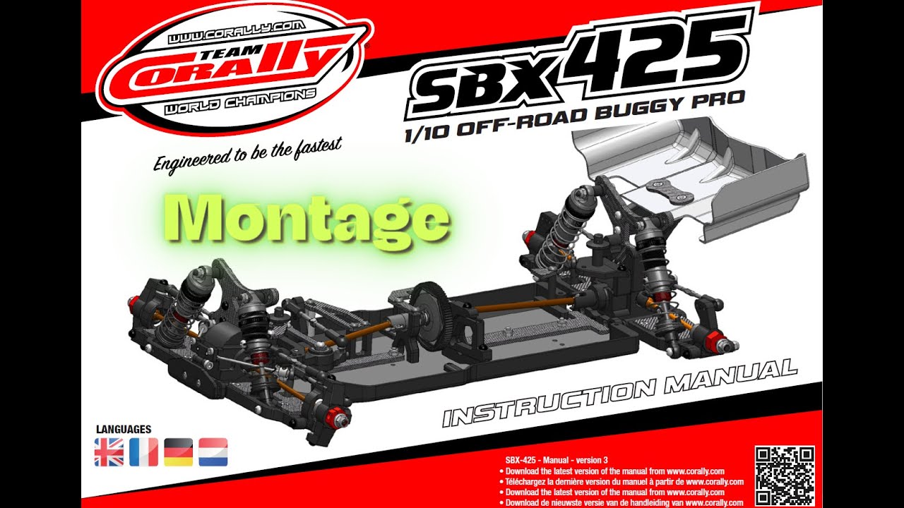 Team Corally SBX-425: Montage (Time codes en description).