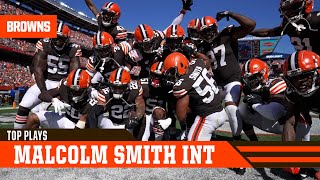 Malcolm Smith Interception vs. Houston | Cleveland Browns