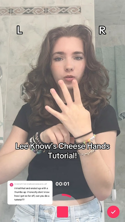lee know’s cheese hands tutorial!! | #straykids #skz #probablynotella #leeknow #subscribe #fyp