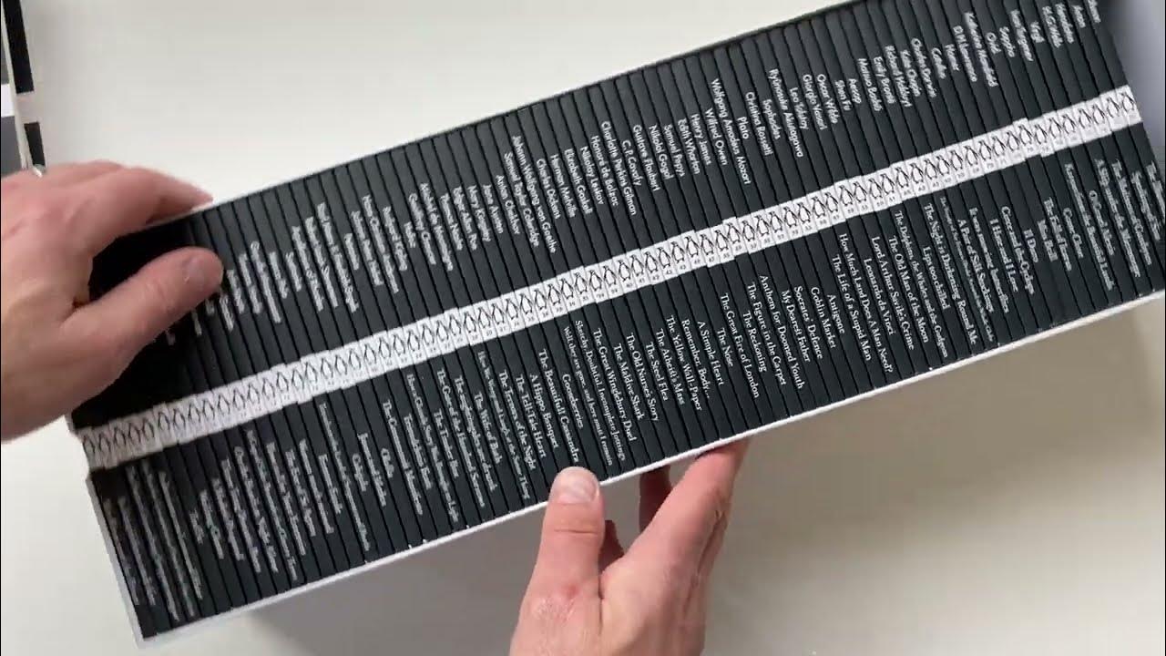 A box set of The Penguin Little Black Classics YouTube