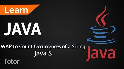 Java 8 Program to Count Occurrences of a String || Learn Java Coding || Interview Question || Imp