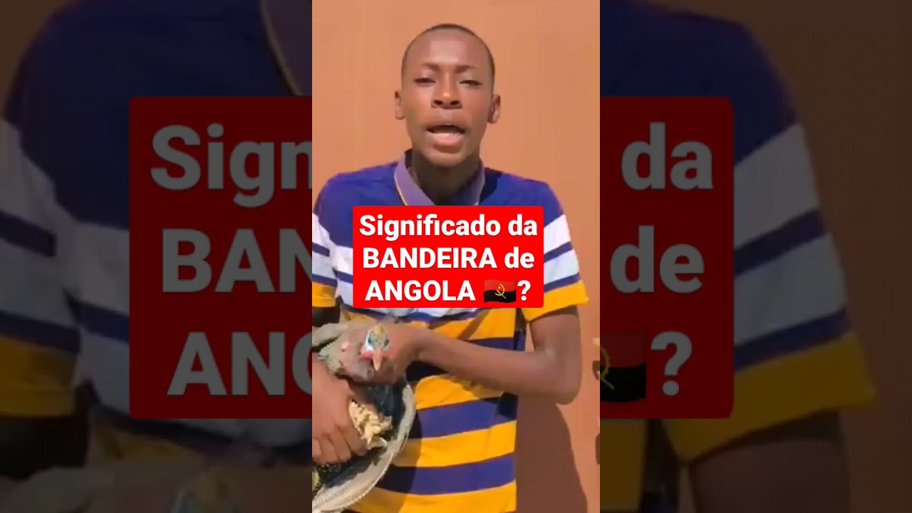 CONHEÇA o SIGNIFICADO da BANDEIRA de ANGOLA 🇦🇴#shorts #angola